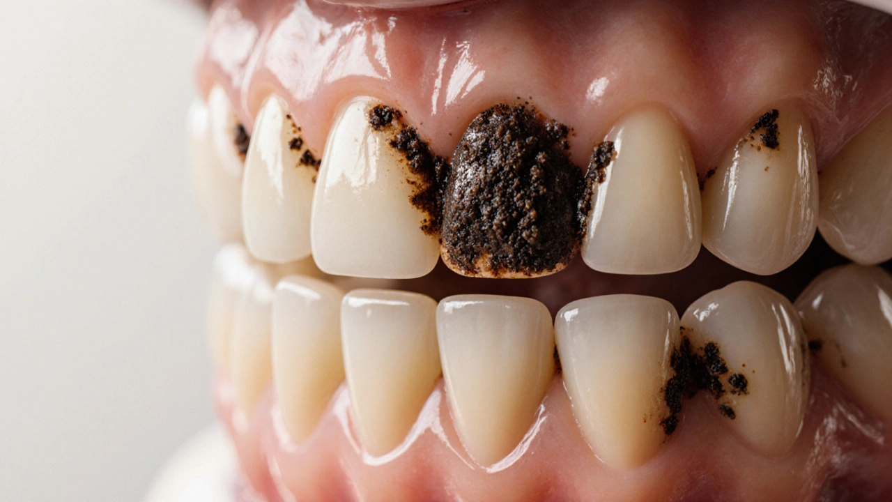 Co je to černý zubní kámen a jak se ho zbavit? Praktický průvodce