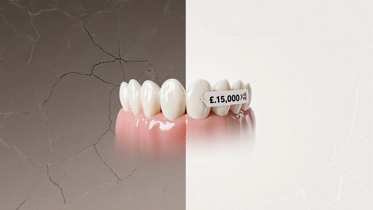 Přechod rozbitého zubu na celokeramickou korunku s cenovým vývojem.