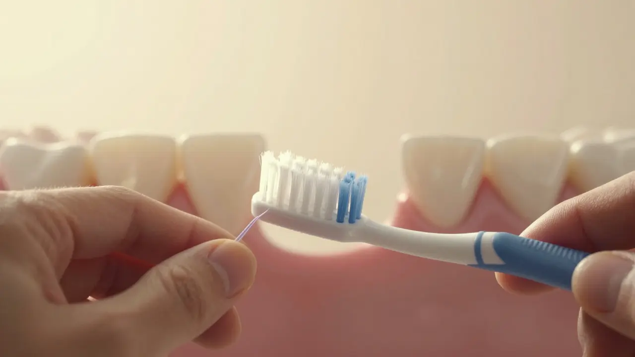 Měkký kartáček Curaprox CS 5460 s tisíci jemnými štětinami chrání zuby a dásně.