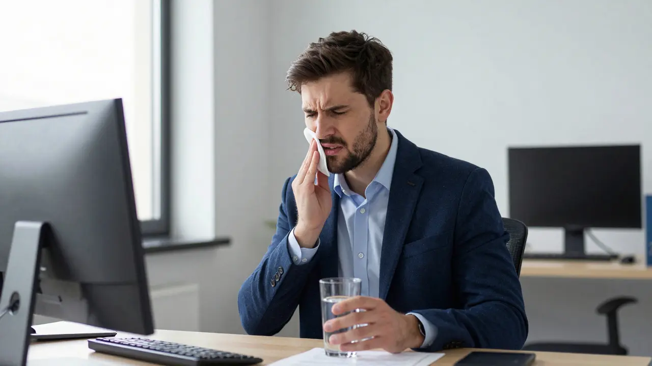 Jak se vypořádat s bolestí předních zubů na pracovišti