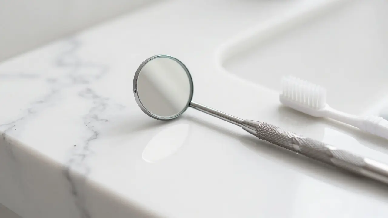 Jak správně používat dentální zrcátko pro kontrolu dásní doma