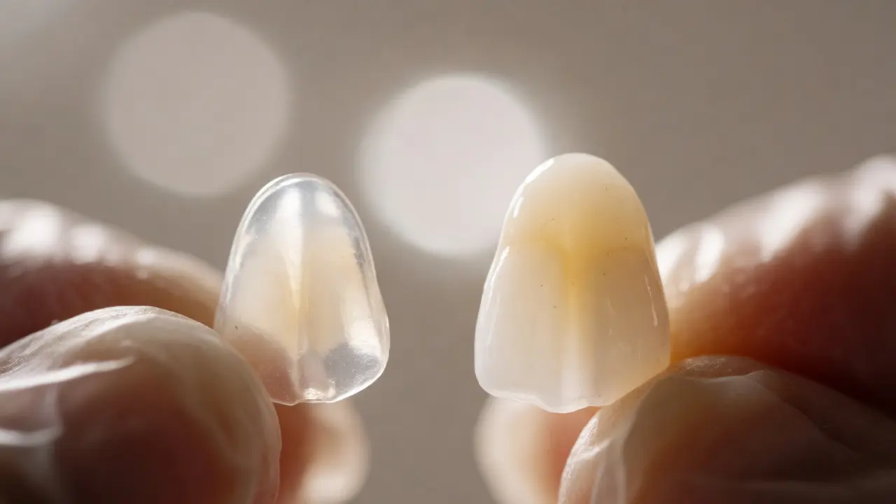 Porovnání keramické a kompozitní dentální fazety v rukou specialisty